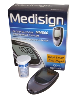 Glukometr Medisign s 10 prou�ky